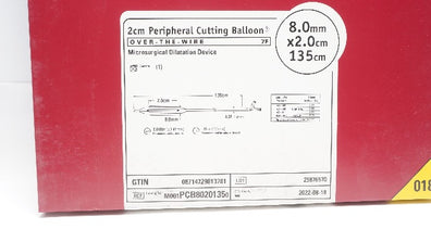 Boston Scientific M001PCB80201350 Microsurgical Device 8.0mm x 2.0 x 135 cm (x)